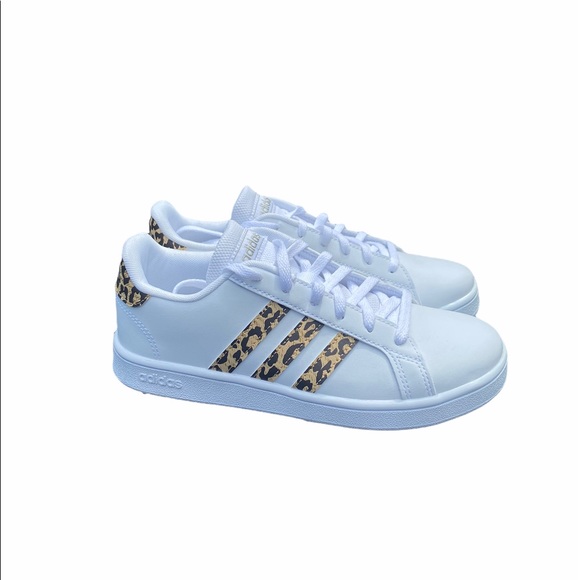 ADIDAS**GRAND COURT Leopard Print**US 10.5,6 $65 NIB - Picture 2 of 10